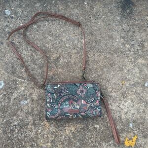Elegant Floral Crossbody Bag